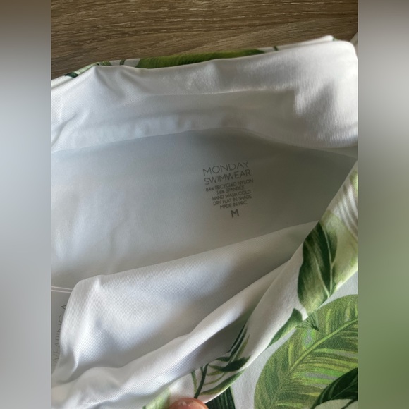 NWT Monday Swimwear Antigua Bottoms Swimsuit Bikini Gold Circle High Cut… - Picture 7 of 9